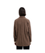 Monogram Embro Oversized Shirt Taupe - Size M