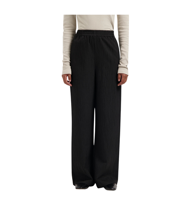 Textured Dray Pant Black