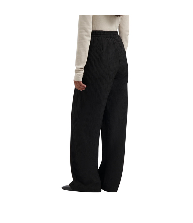 Textured Dray Pant Black