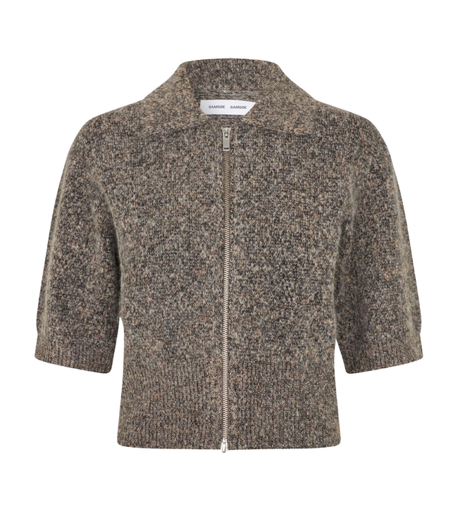 Sakelsie SS Cardigan Fossil Mel