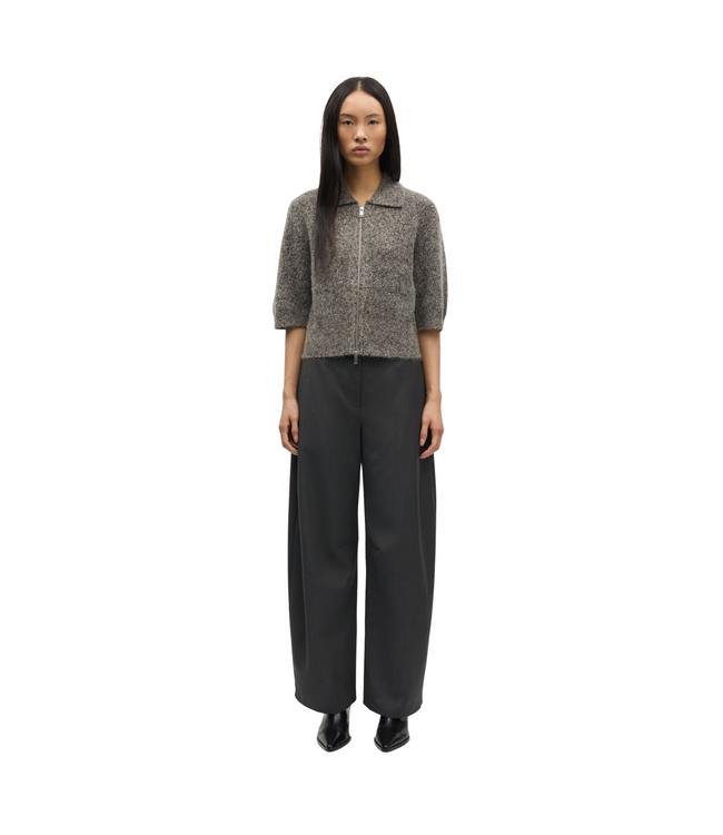 Sakelsie SS Cardigan Fossil Mel