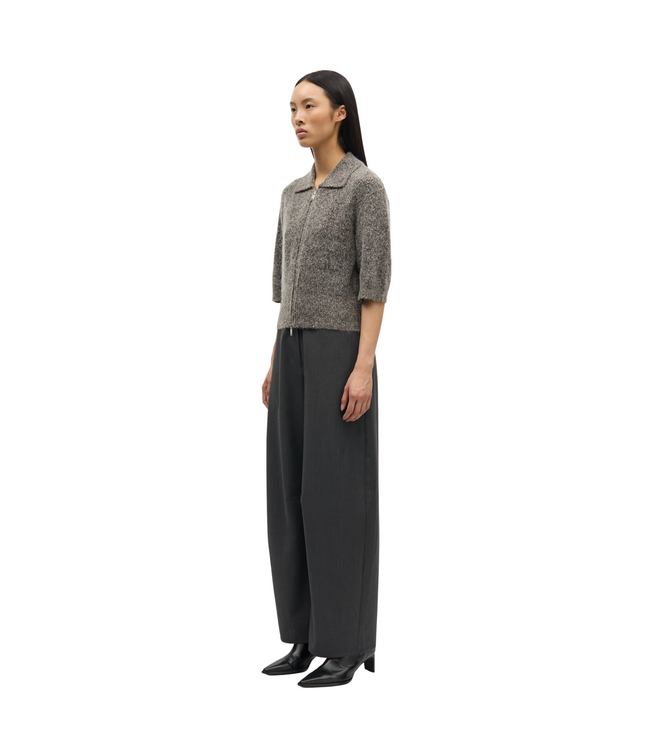 Sakelsie SS Cardigan Fossil Mel