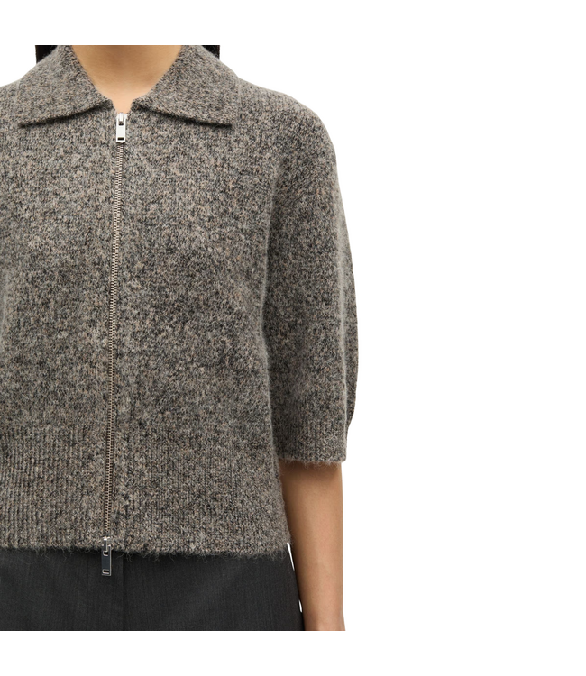 Sakelsie SS Cardigan Fossil Mel