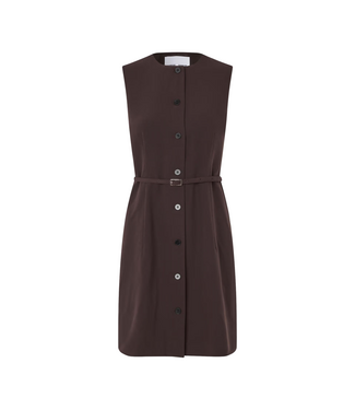 Samsoe Samsoe Saruma Short Dress Black Coffee