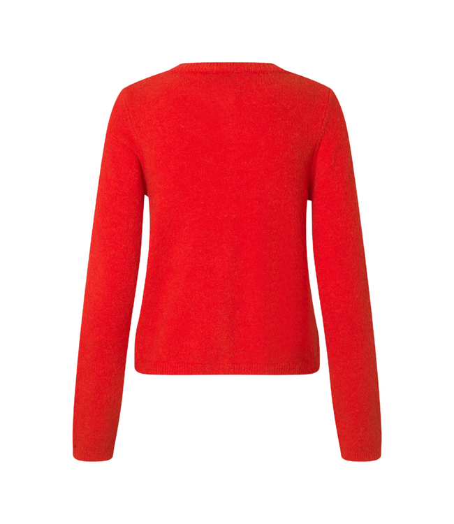 Tree Short Cardigan Racing Red - Size L