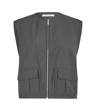 Samsoe Samsoe Sakelly Vest Dark Grey Mel - Size XS