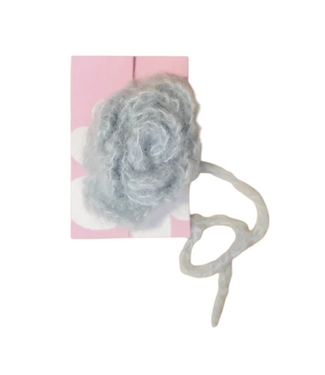 Tess Haakt Flower Necklace Light Blue