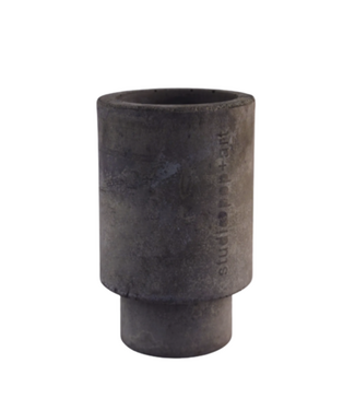 Studio Pop + Art Solo Concrete CandleHolder Black