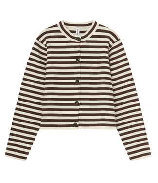 Résumé Kody Knit Cardigan Creme Stripe