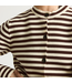 Kody Knit Cardigan Creme Stripe