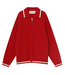 Keaton Knit Zip Red