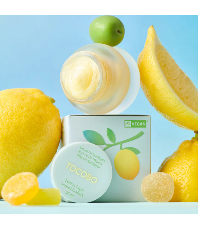 Tocobo Lemon Sugar Scrub Lip Mask
