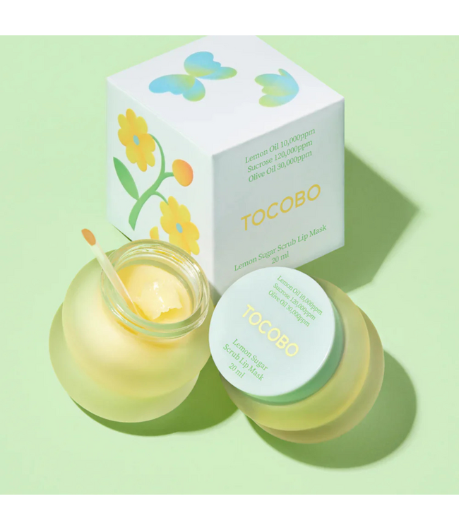 Tocobo Lemon Sugar Scrub Lip Mask