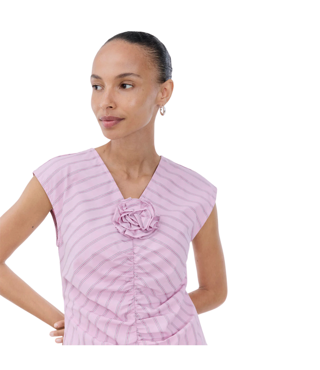 Starle Top Pink Stripe - Size XS