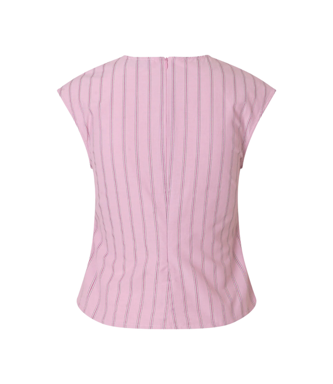 Starle Top Pink Stripe - Size XS