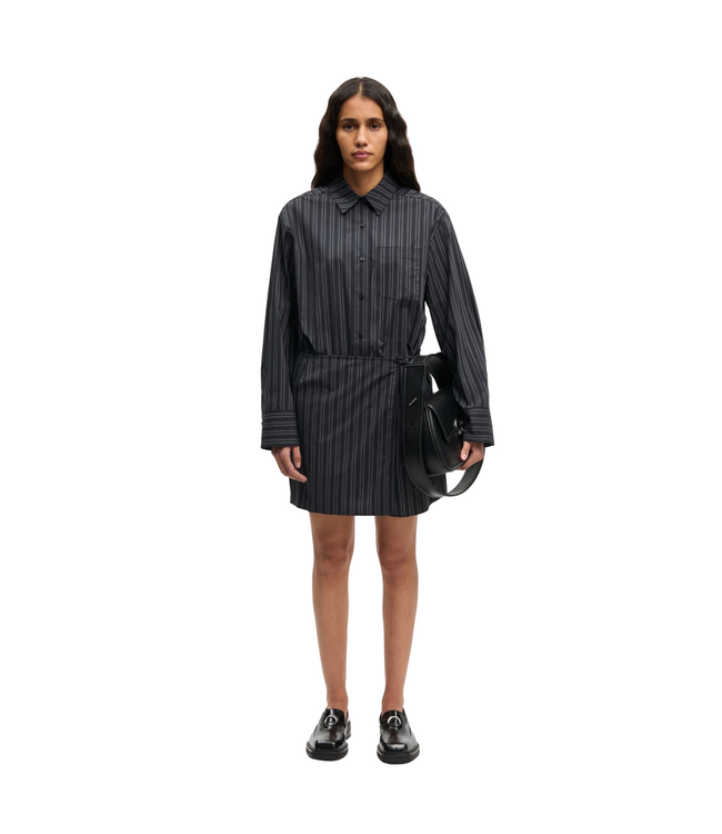 Sasky Dress Gunmetal