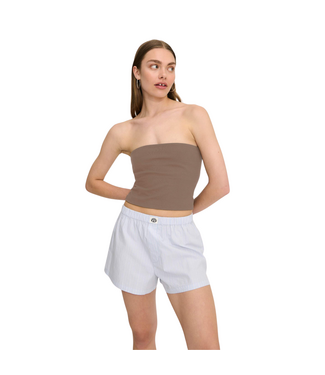 Organic Basics True Poplin Boxer Shorts Bubble Bath Stripes