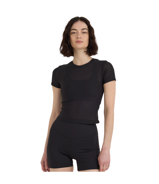 Active Mesh Tee Black