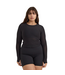 Active Mesh Long Sleeve Tee Black