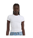 Organic Basics Core Rib Tee White