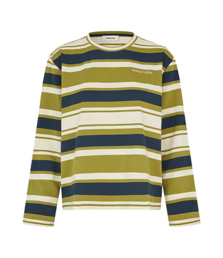 Modström Urban Stripe LS Tarragon Navy Stripe