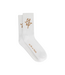 Olaf Monogram Sock Optical White