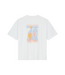 Brushstroke Graphic Boxy Tee Optical White