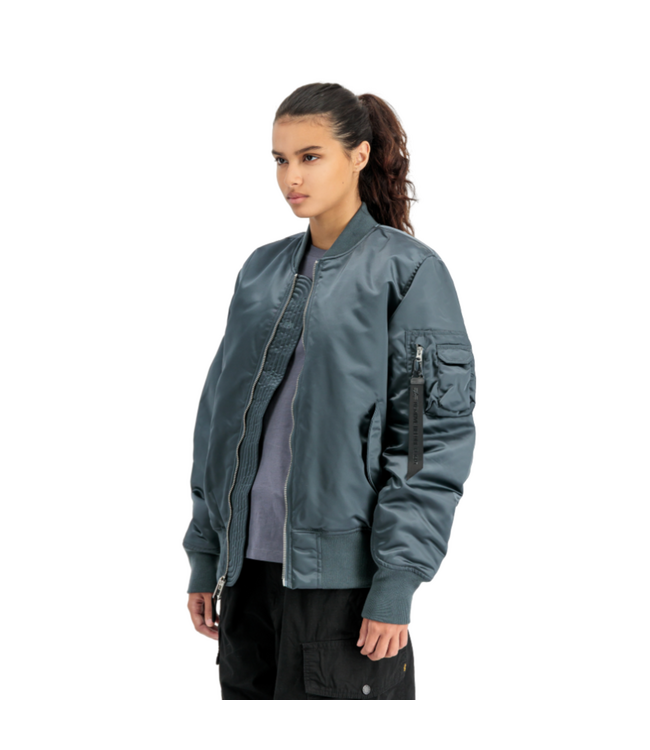 MA-1 Base Flight Jacket Denim Blue
