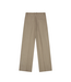 Linen Tailored Trousers Taupe - Size L