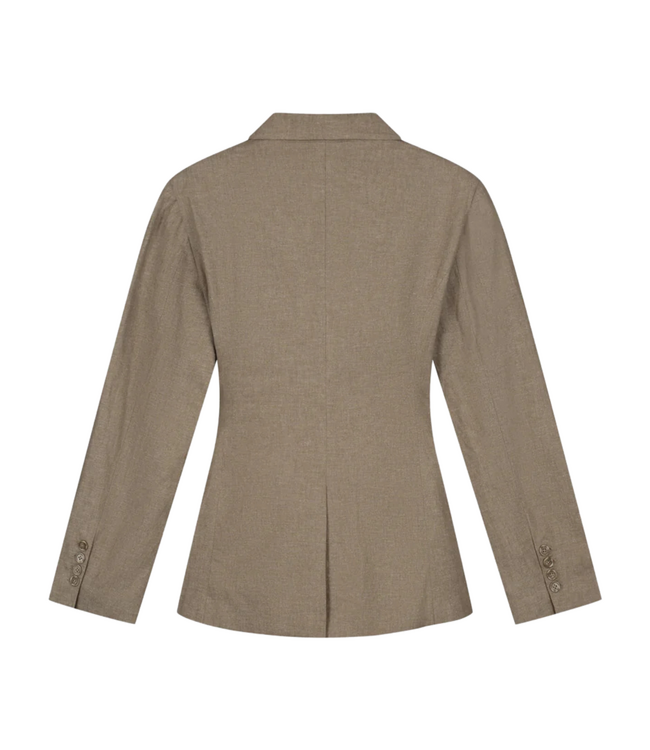 Asymmetric Linen Blazer Treehouse