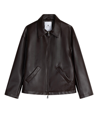 Welter Shelter Shirt Jack Faux L Brown Burgundy