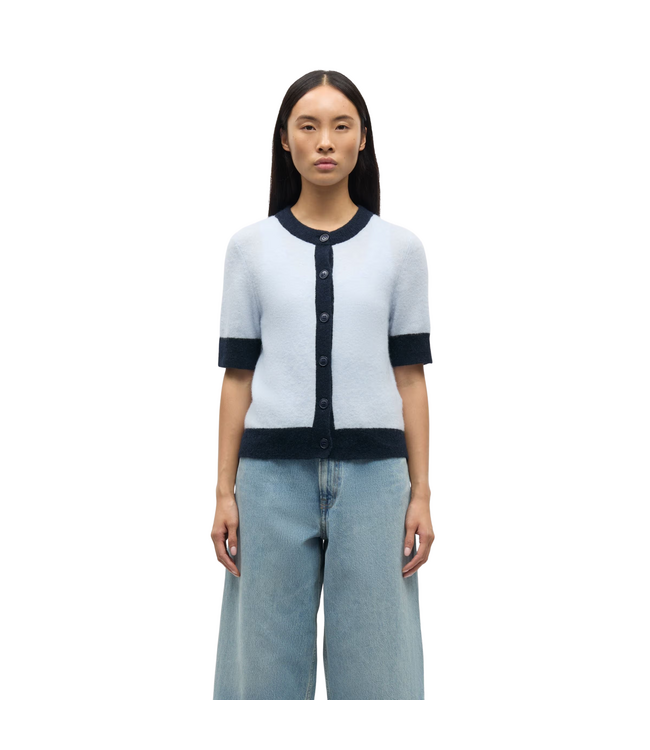 Sanoura SS Cardigan Gray Dawn