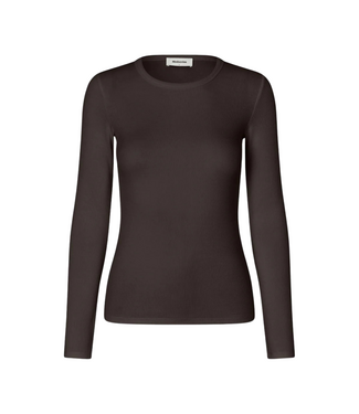 Modström Igor LS T-shirt Seal Brown