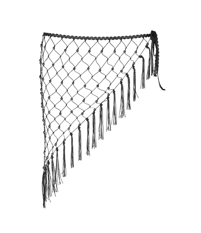 Twin Waist Scarf Black