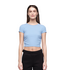 Organic Basics Active Rib Ruched Tee Siren Blue