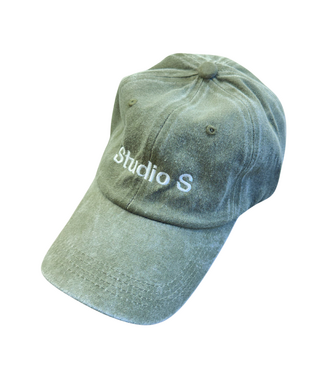Studio S Anniversary Cap Embroidered Logo Rifle Green