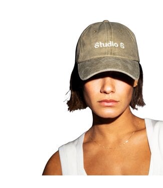 Studio S Anniversary Cap Embroidered Logo Rifle Green