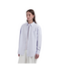 Stripe Oversized Shirt Off White Purple Heather