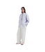 Stripe Oversized Shirt Off White Purple Heather