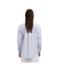 Stripe Oversized Shirt Off White Purple Heather