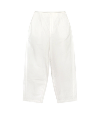 Olaf Barrel Leg Pants Optical White
