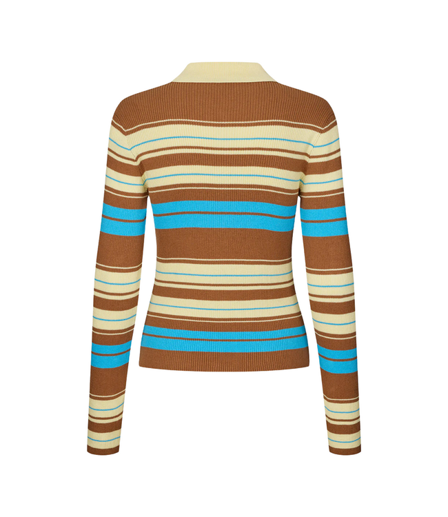 Aslan Cardigan Nuthatch Multi Stripe