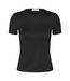 Hima O-Neck Tshirt Black - Size XS