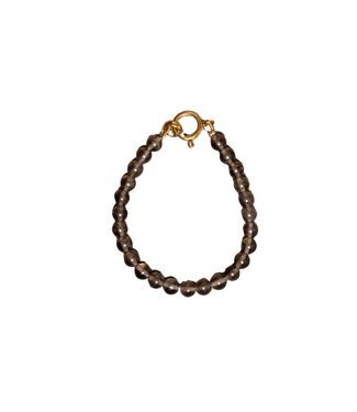 Studio S Jewellery Smokey Quartz Gold Bracelet