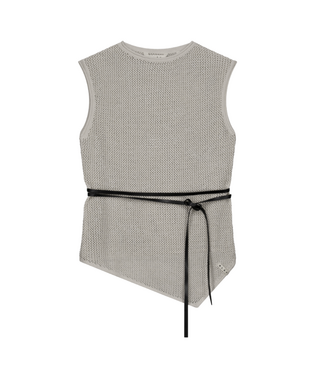 Olaf Open Knit Top Cement - Size L