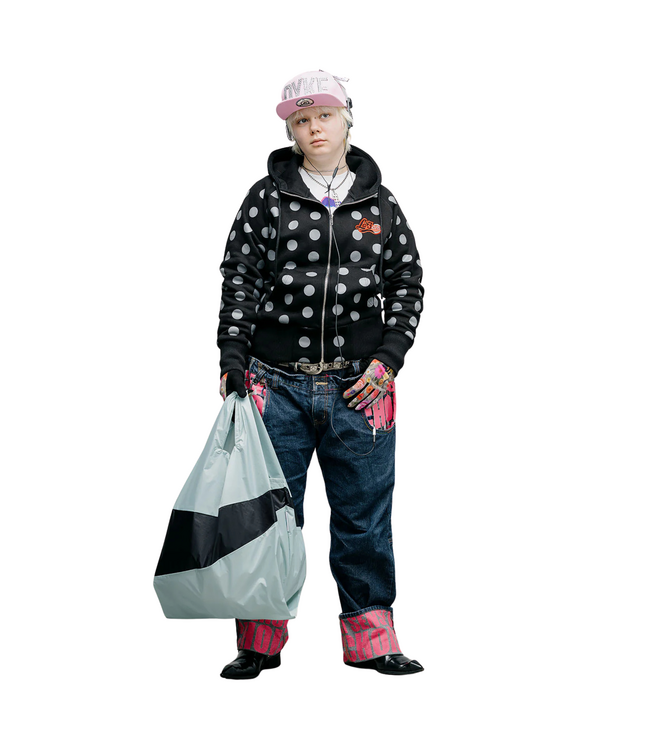 The New Shopping Bag Surf Spray&Black L