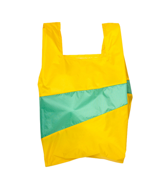 Susan Bijl The New Shopping Bag Sunflower&Holly Green L