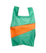 Susan Bijl The New Shopping Bag Holly Green&Orange L