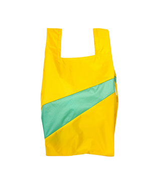 Susan Bijl The New Shopping Bag Sunflower&Holly Green M