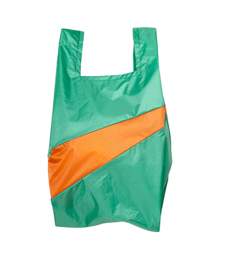 Susan Bijl The New Shopping Bag Holly Green&Orange M